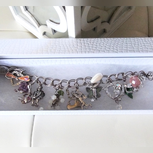 Kirks Folly Angels Ethereal Heavenly Charm Bracelet - Picture 12 of 15